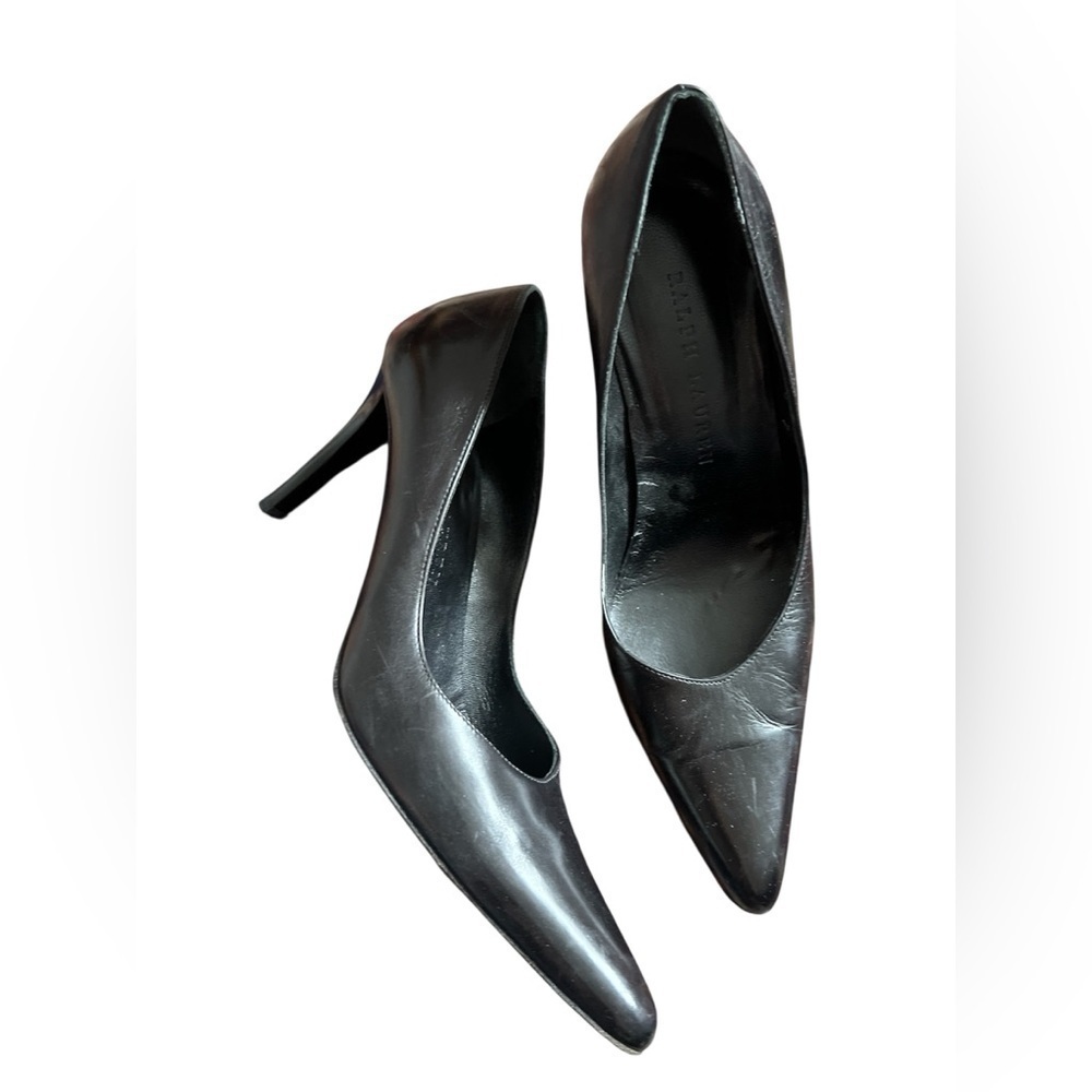 Ralph Lauren Designer Label Black Heels, size 7